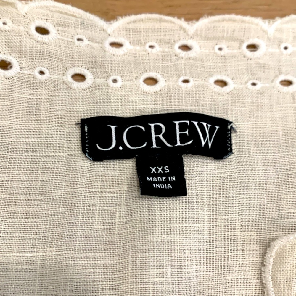 J Crew Linen Top - Picture 5 of 7